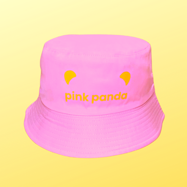 Pink Panda Pink Bucket Hat